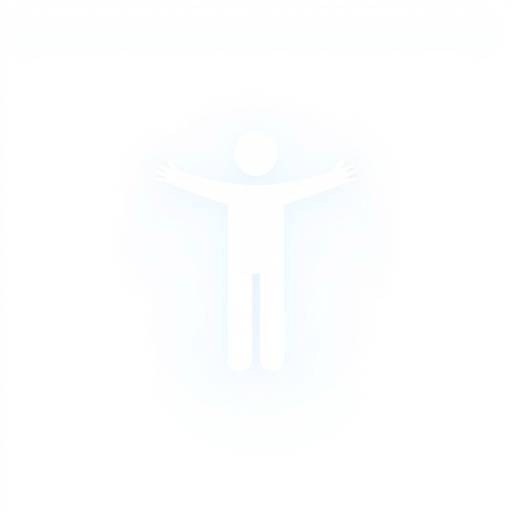 Icono de accesibilidad que representa una figura humana con los brazos extendidos, simbolizando la inclusión